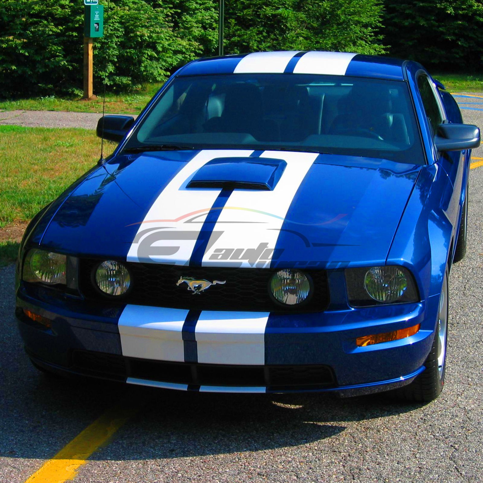 3M 2080 Gloss Racing Stripes Vinyl Wrap Rally Decal Sticker Hood Roof 10FT/20FT