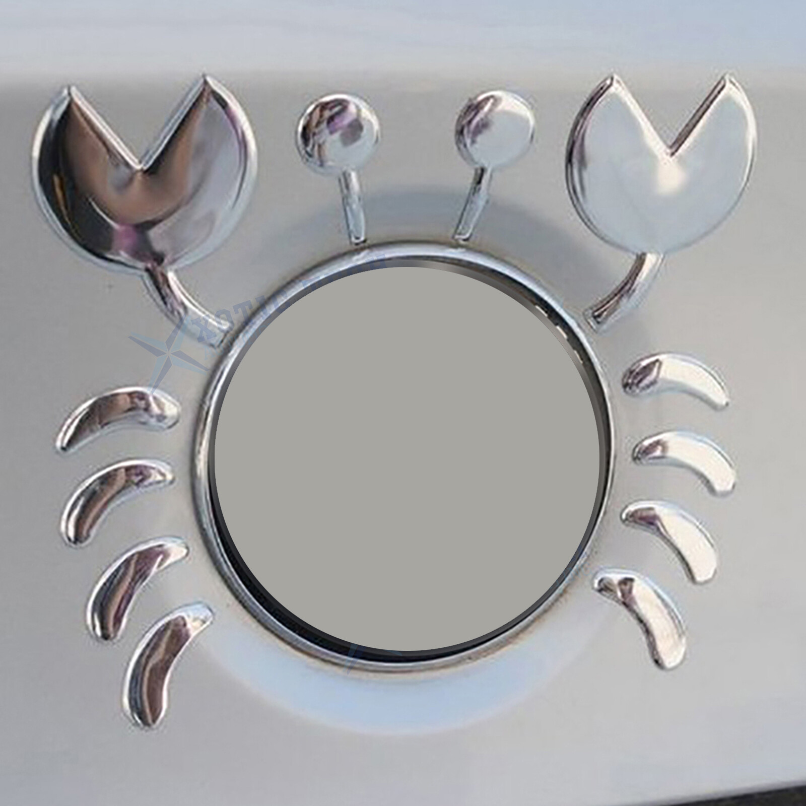 3D Crab Car Logo Stickers Auto Emblem Decal Universal Waterproof Self-Adhesive