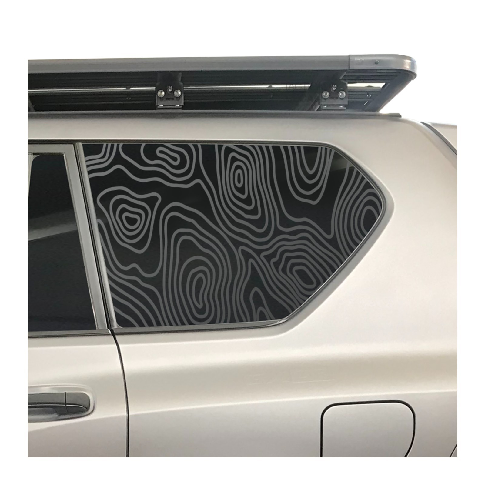 Topographic map lines design Decal for 2010-2023 Lexus GX460 GX1-TX3