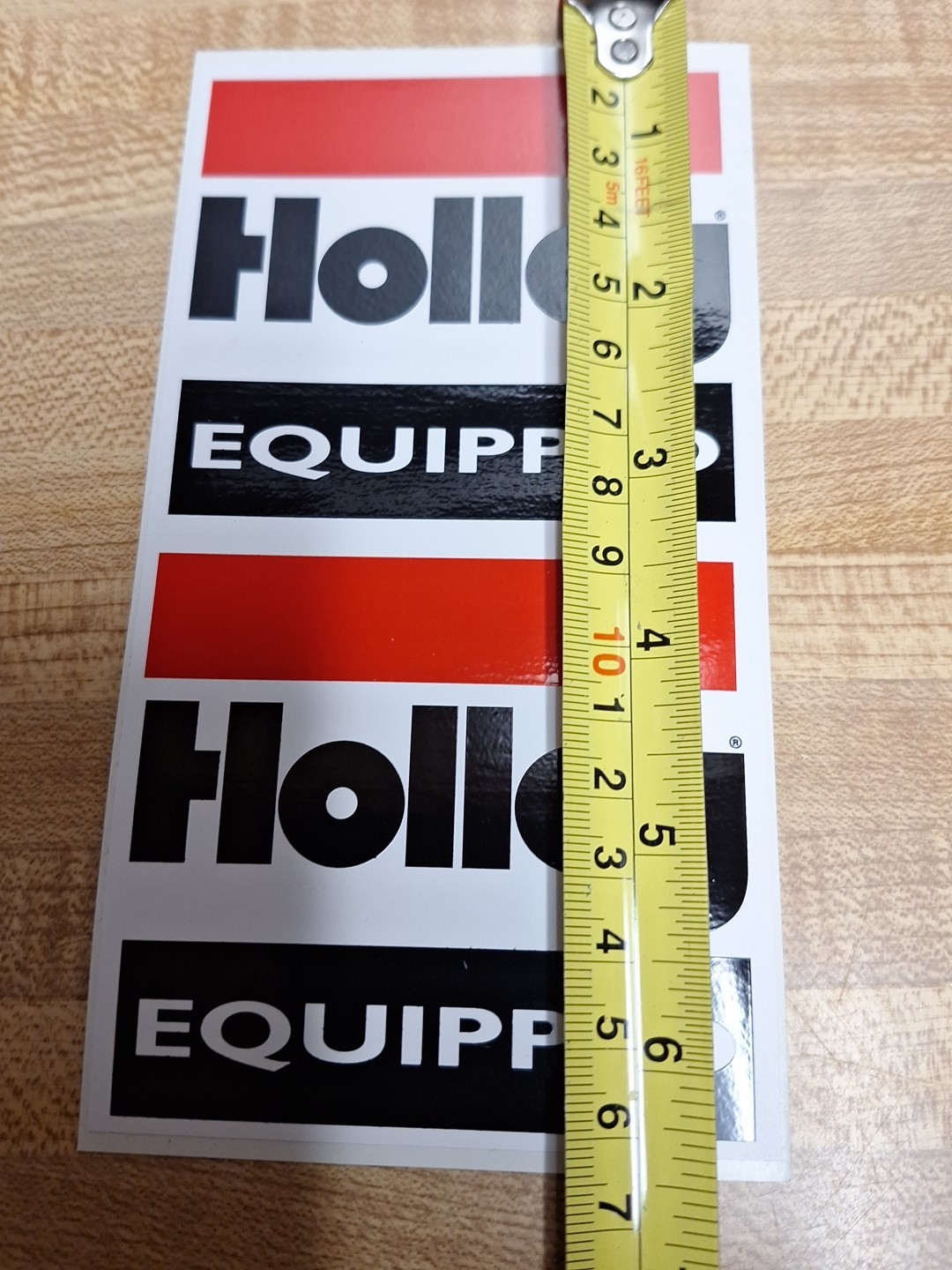 VINTAGE ORIGINAL HOLLEY EQUIPPED VINYL STICKER DECAL – SCCA – RACING – NHRA