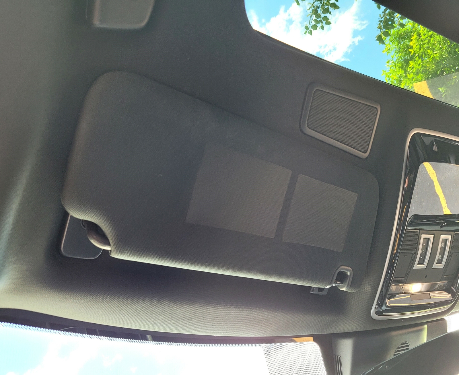 Land Rover Defender 2023 Sun Visor Warning Label BLACKOUTS Vinyl
