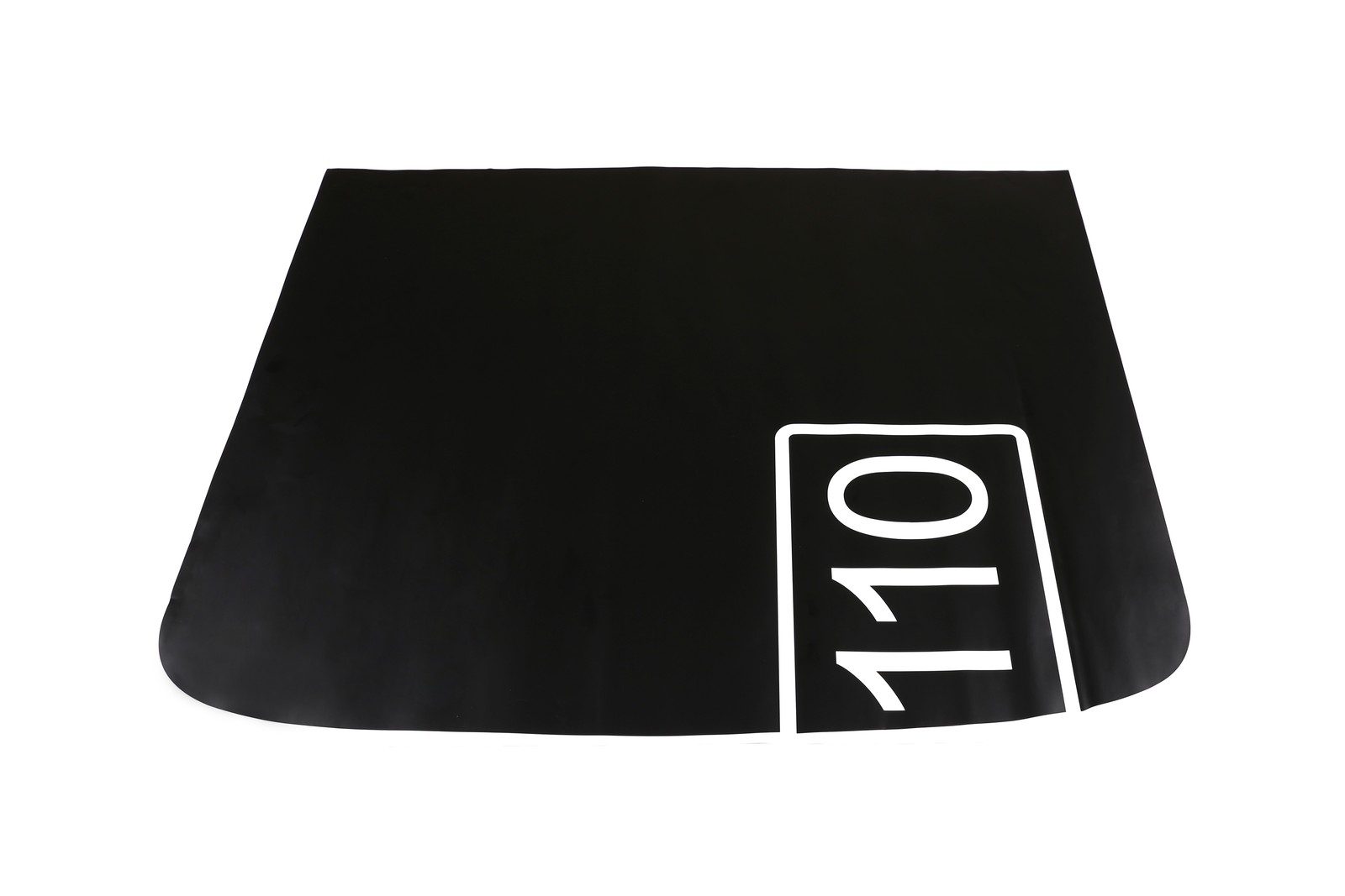 Black Front Engine Hood Sticker Decal Trim For Land Rover Defender 110 2020-2023