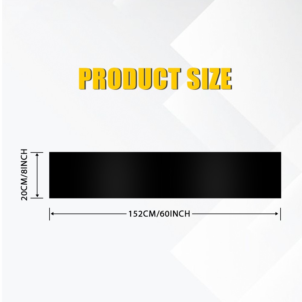 Car Window Sun Visor Strip Tint Film Front Windshield UV Shade DIY Decal Banner