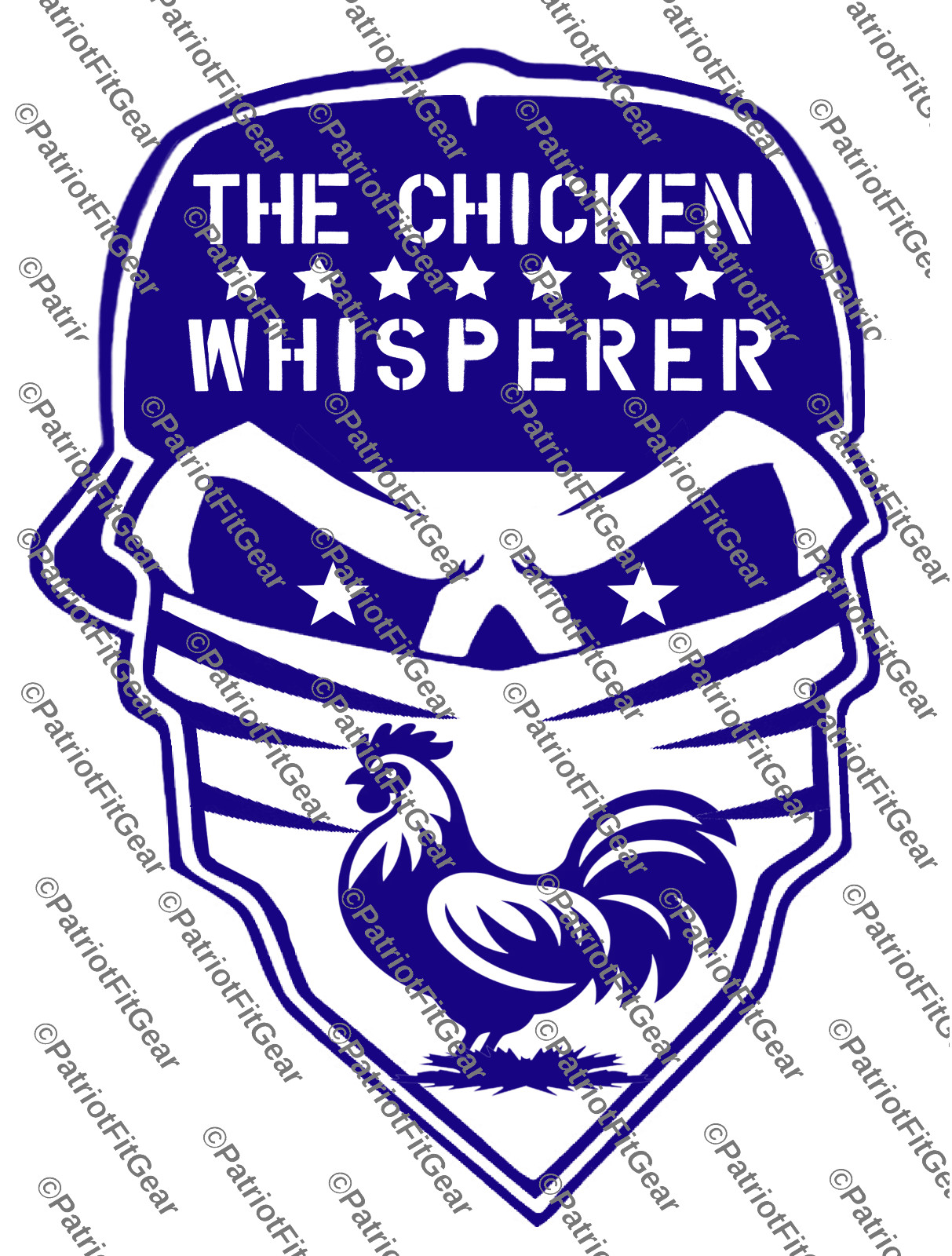 The Chicken Whisperer,Skull,Chicken,Fowl, Rooster,Poultry,Hen,Custom Vinyl Decal