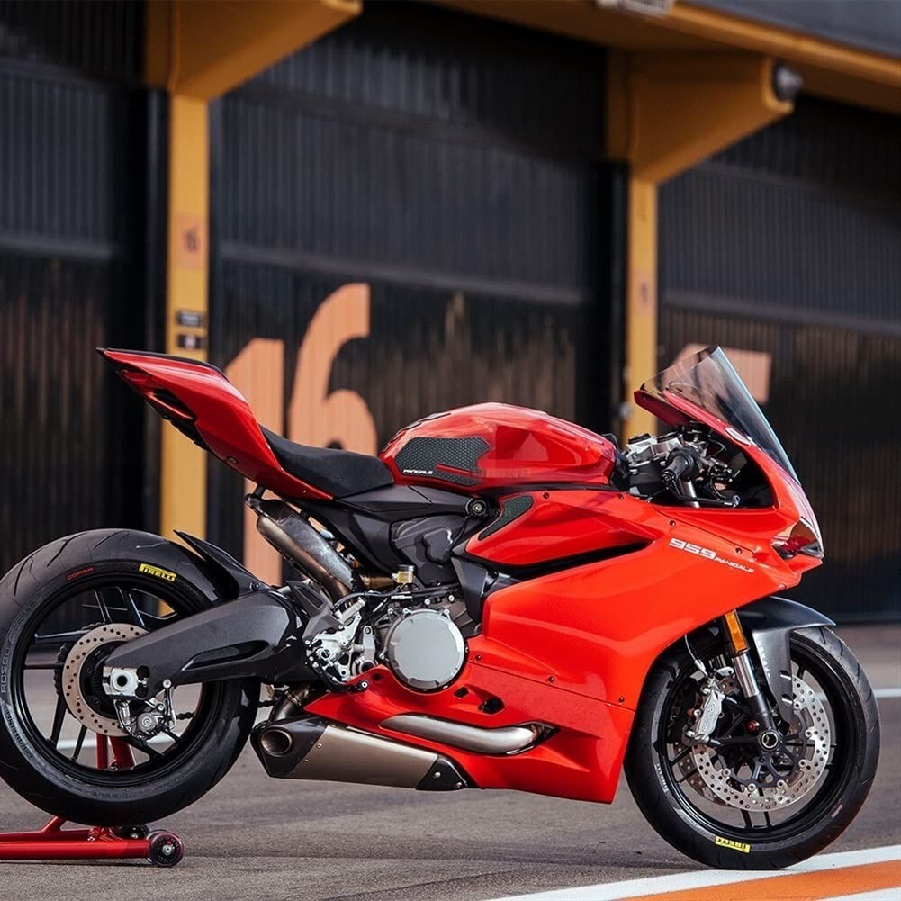 Traction Tank Pad set For DUCATI PANIGALE V2 899 959 1199 1299 Anti Slip Sticker