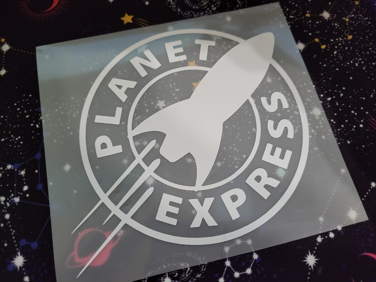 Planet Express Decal | Futurama | Vinyl | Car | Window | Laptop | Sticker