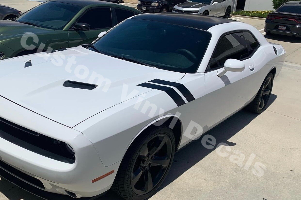 Fender Hash Marks vinyl RACING STRIPES Sport Decals Universal FIT Set Of 4