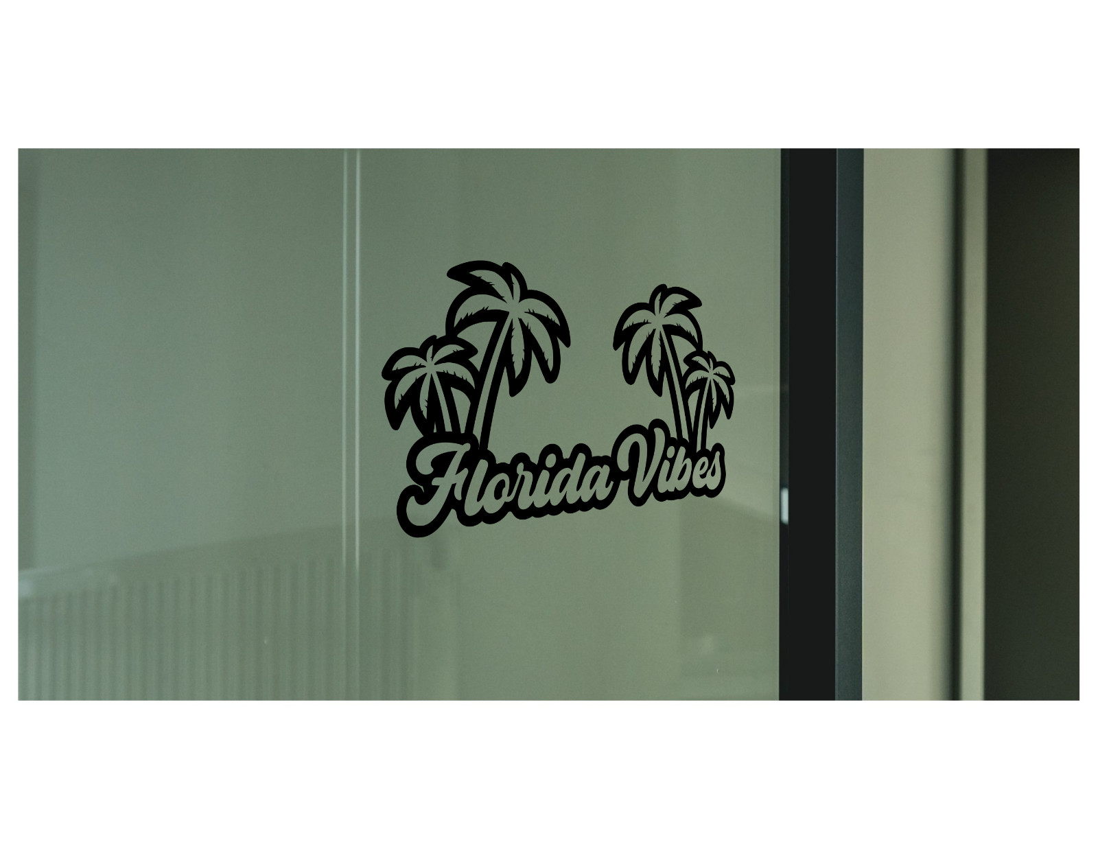Florida Vibes Decal Sticker Vinyl Graphics – 6.5 x 3.1 inch