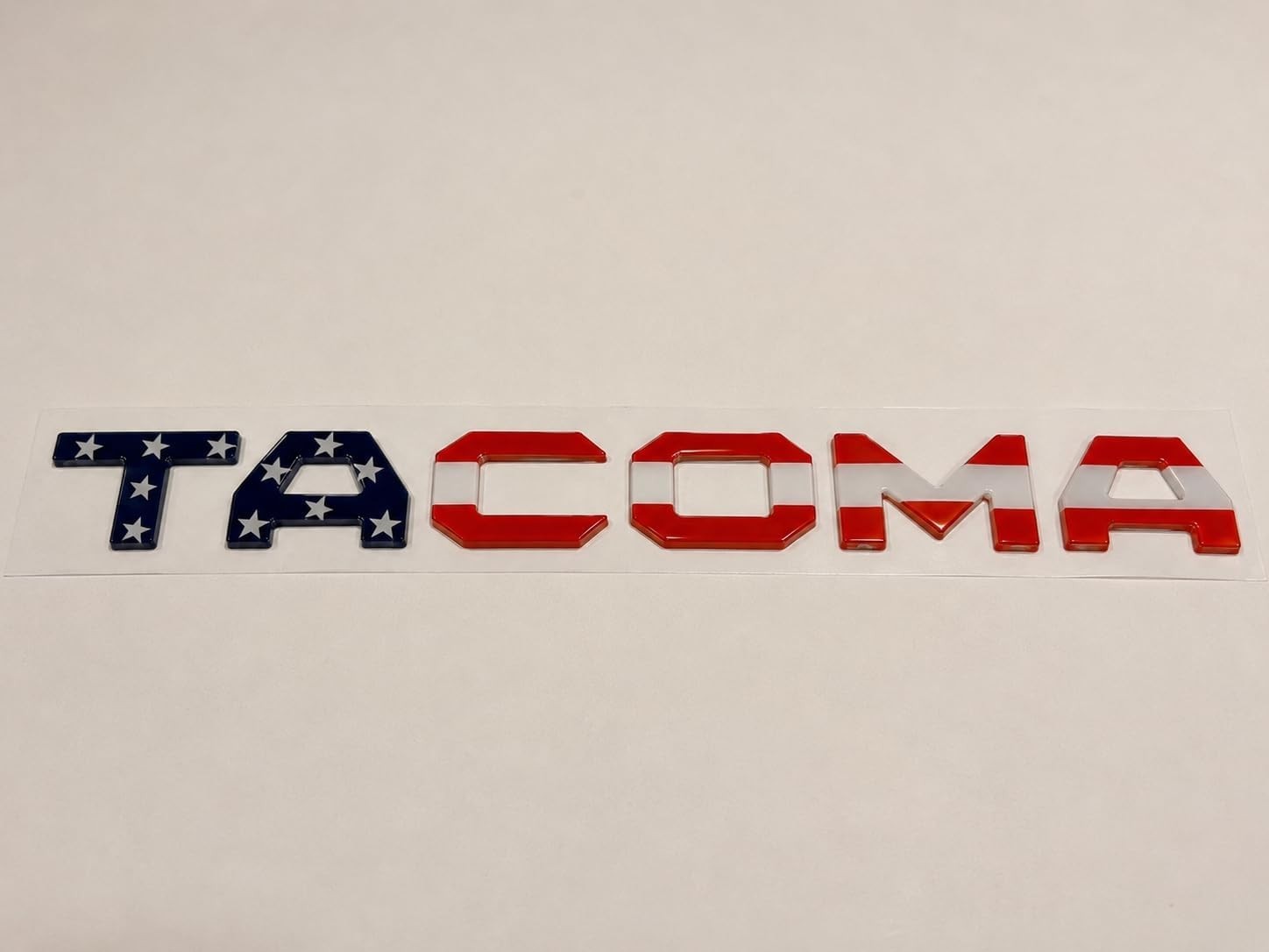 Tailgate Letter Inserts for 2024-2026 Toyota Tacoma 3D ABS Emblem Overlay Decals