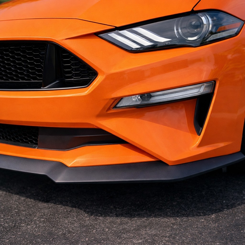 36″x60″ Ultra Gloss PET Liner McLaren Orange Car Vinyl Wrap Air Release 3FTX5FT