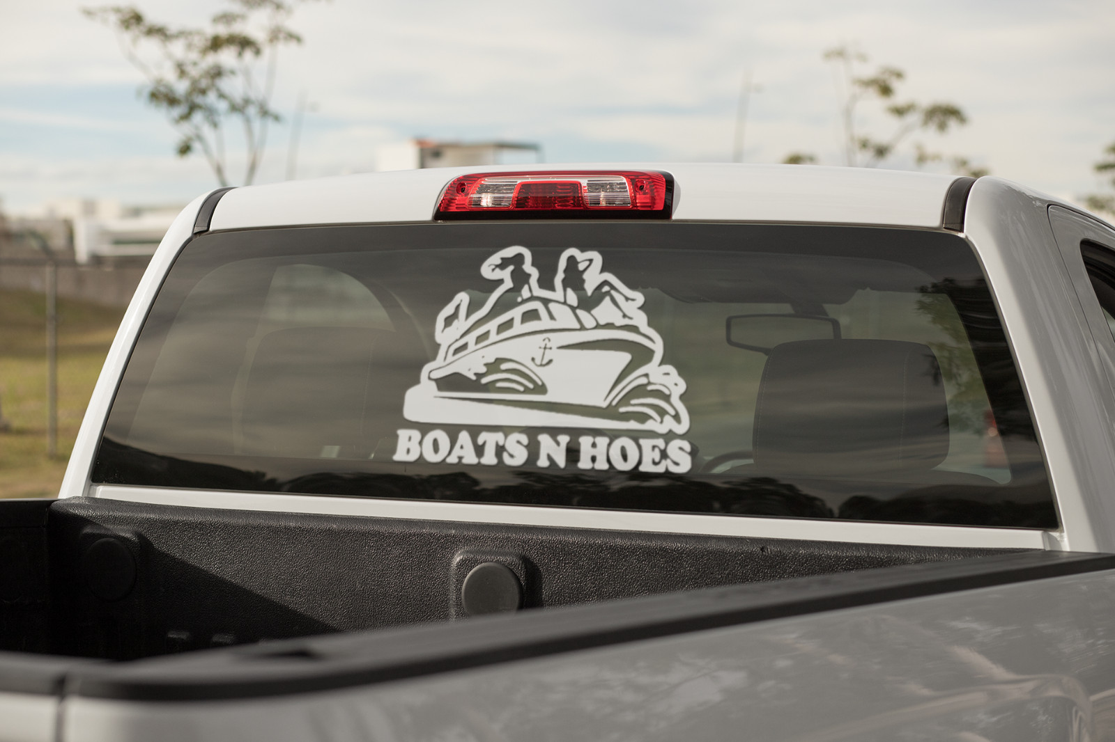 Boats and Hoes Boat Decal Graphic Car Window Auto Truck Trailer Sticker