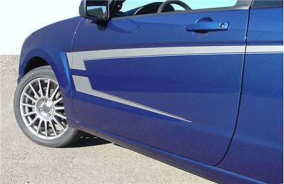 Custom Stripes Graphics Decals NEW!* 2010 (3M Vinyl) for Ford Focus