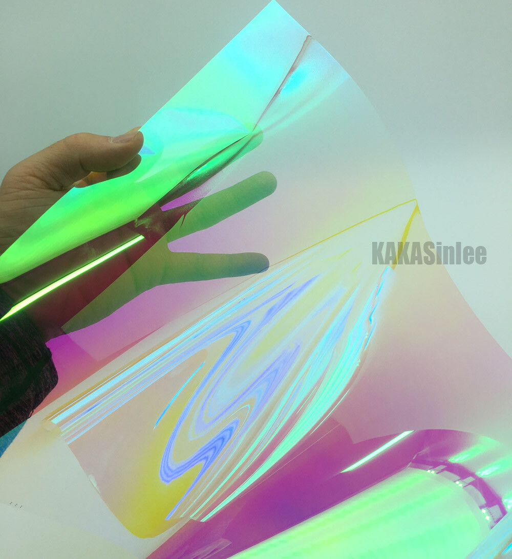 54inch Wide Flat Chameleon Iridescent Sheet Wrap Window Film Glass Sticker Tint
