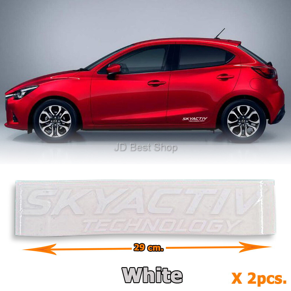 Sticker Diecut Vinyl JDM Style Jap For Mazda Speed Racing Skyactiv 29cm. x2pcs.