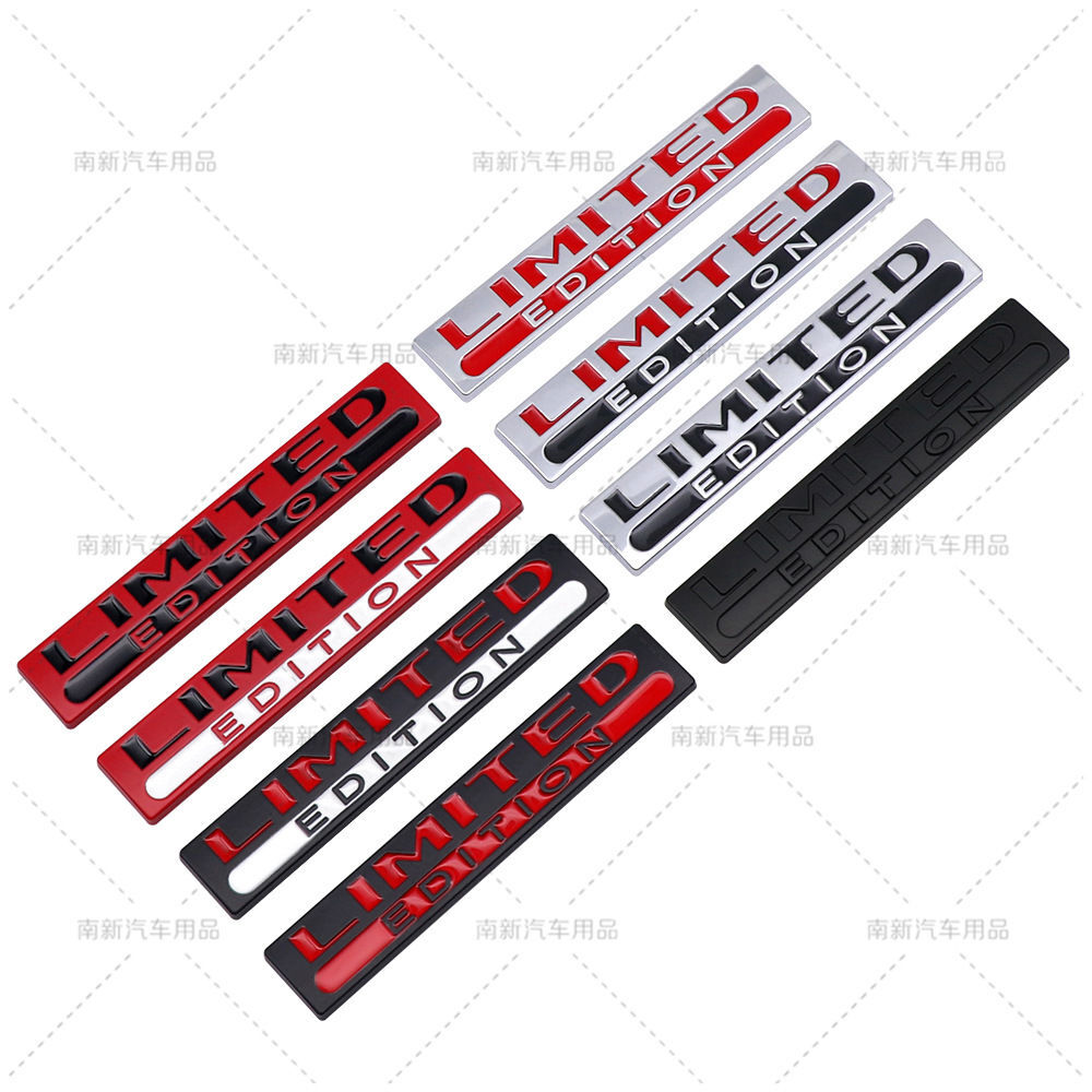 Metal Car Limited Special Edition Emblems Rear Trunk Lid Badges Decal Stickers