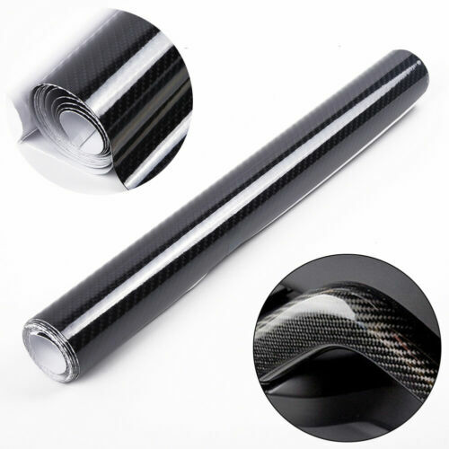 5D Waterproof Carbon Fiber Vinyl Car Wrap Sheet Roll Film Sticker Decal Paper US