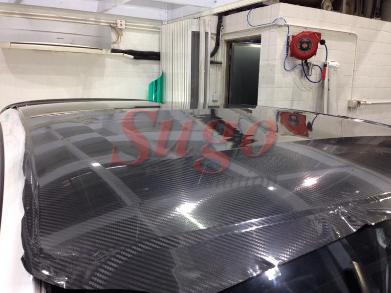 4D GloSSy Carbon Fiber Premium Vinyl Wrap Sticker Film 60″x24″ {AIR BUBBLE FREE}