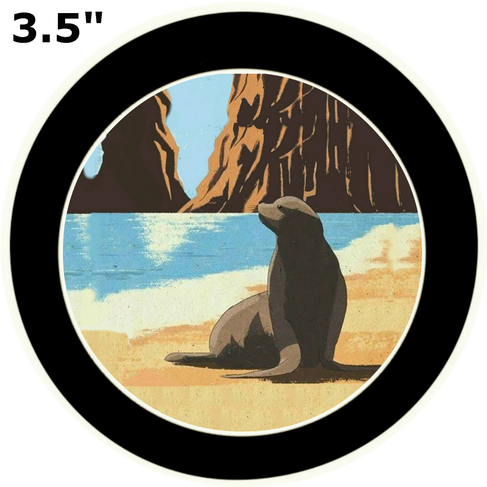 Seal Car Truck Window Bumper Graphics Sticker Decal Souvenir