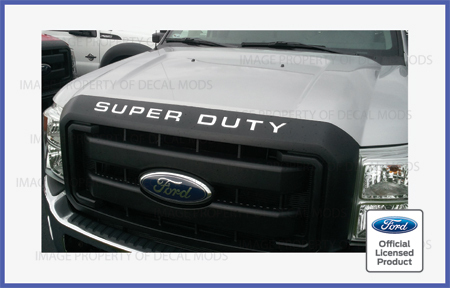 08 16 Super Duty Grille Insert Letters Decals F250 F350 Ford Grill Stickers