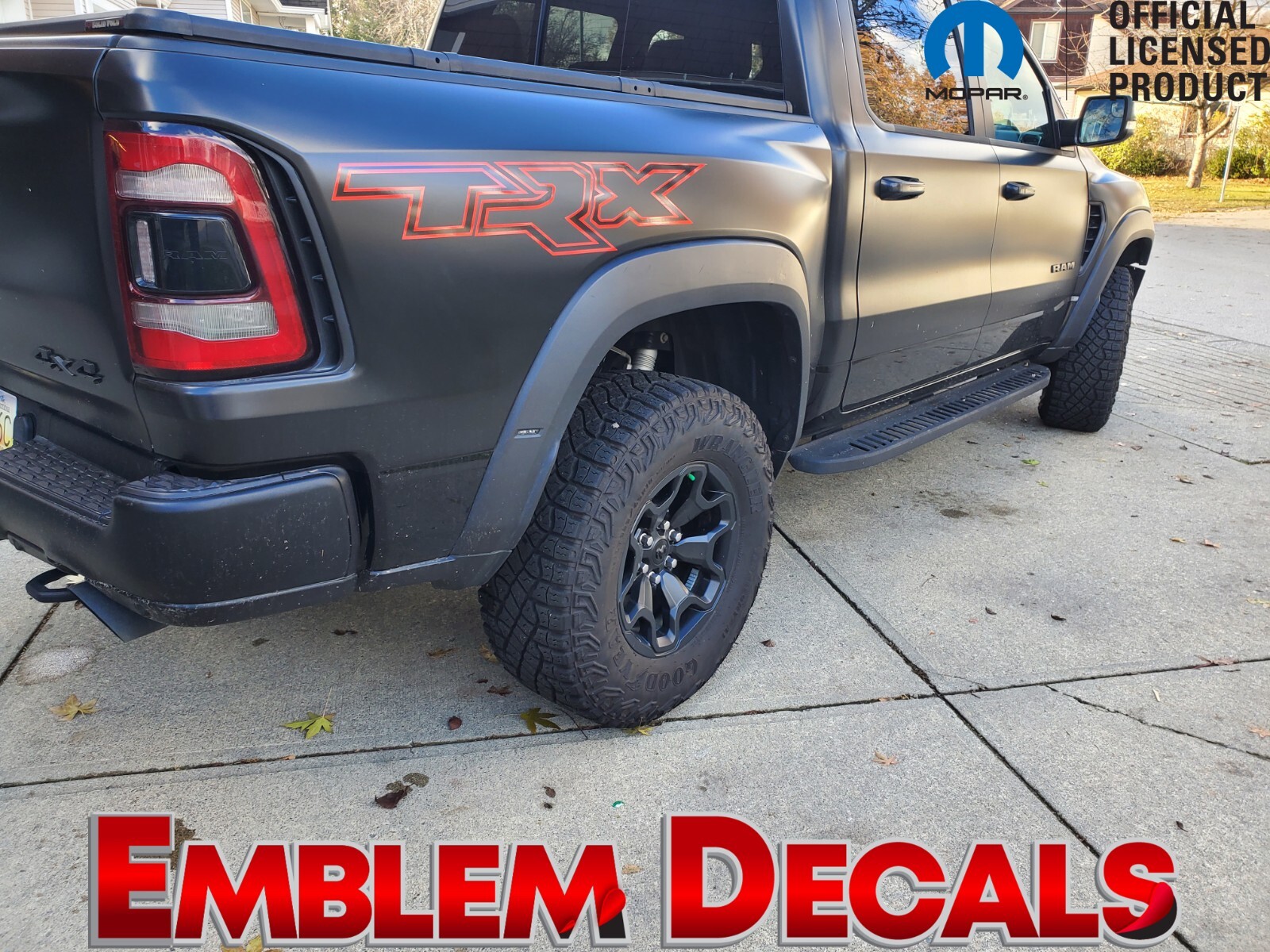 Ram 1500 TRX 2 Tone Bed Decals Decal 2021 2022 2023 2024