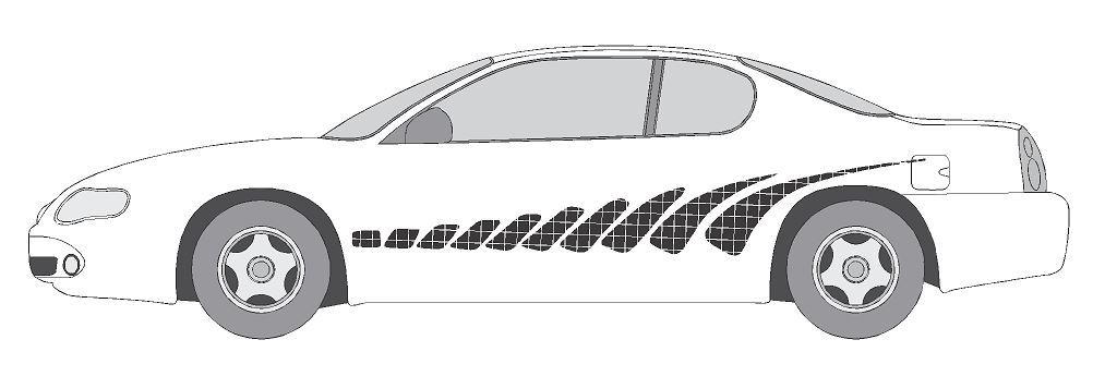 DECAL VINYL GRAPHIC #A1009 AUTO SUV VEHICLE VAN CROSS OVER CAR MODERN TRUCK SEMI