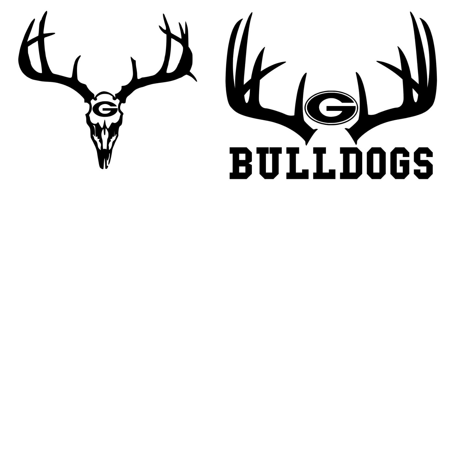 Car Decal GA 2 Custom Size Decals