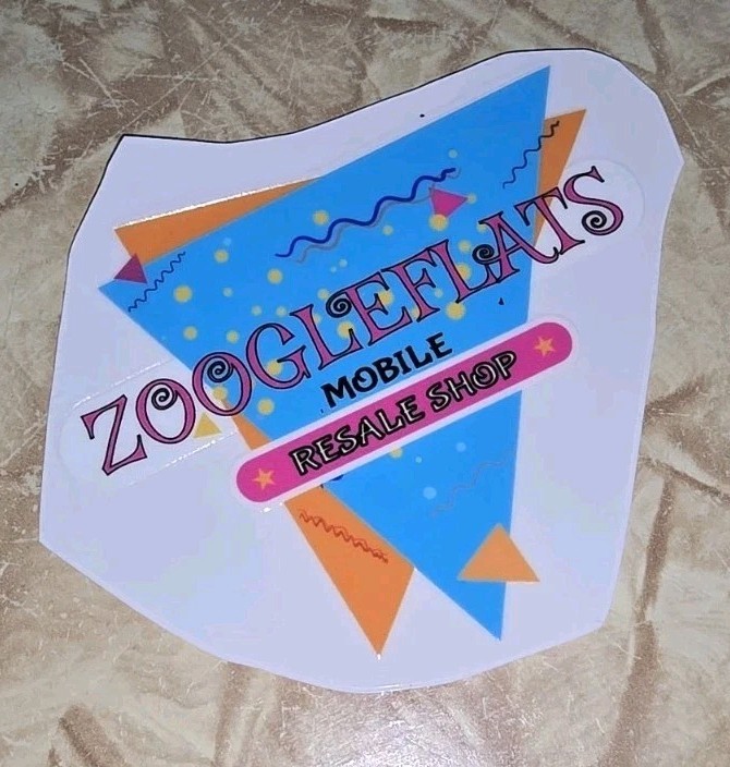 Zoogleflats Resale Decal Sticker Car Truck Van Trailer Window New Homemade 80s