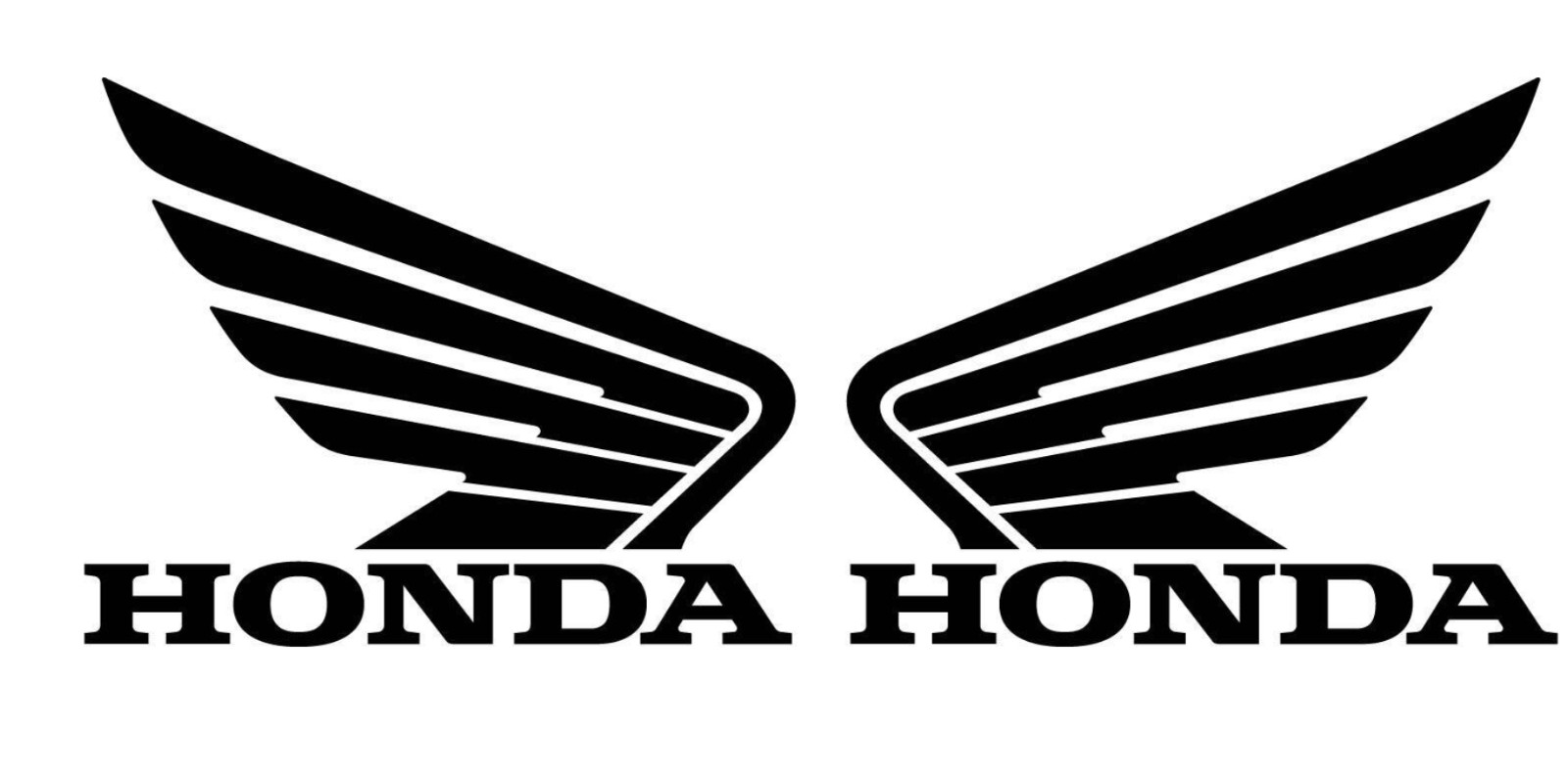 Custom Wings Vinyl Decal Sticker (1 SET- 2 PCS) for Racing Cars, ATVs, MX, Truck