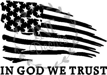 Distressed Flag Decals