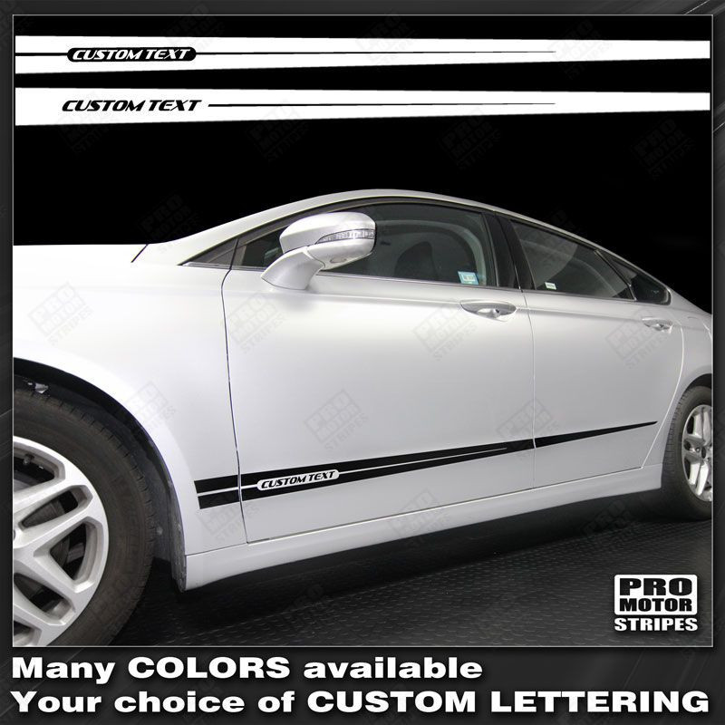 FORD FUSION Rocker Panel Accent Side Stripes 2013 2014 2015 2016 2017 2018 2019