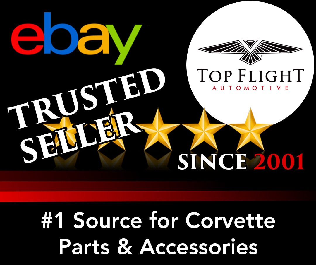 Front/Rear Flag Emblem Overlay Sets for 2014-2019 C7 Corvette