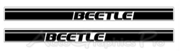 1998-2019 Volkswagen Beetle Lower Rocker Panel Vinyl Graphics Kit Decals Stripes