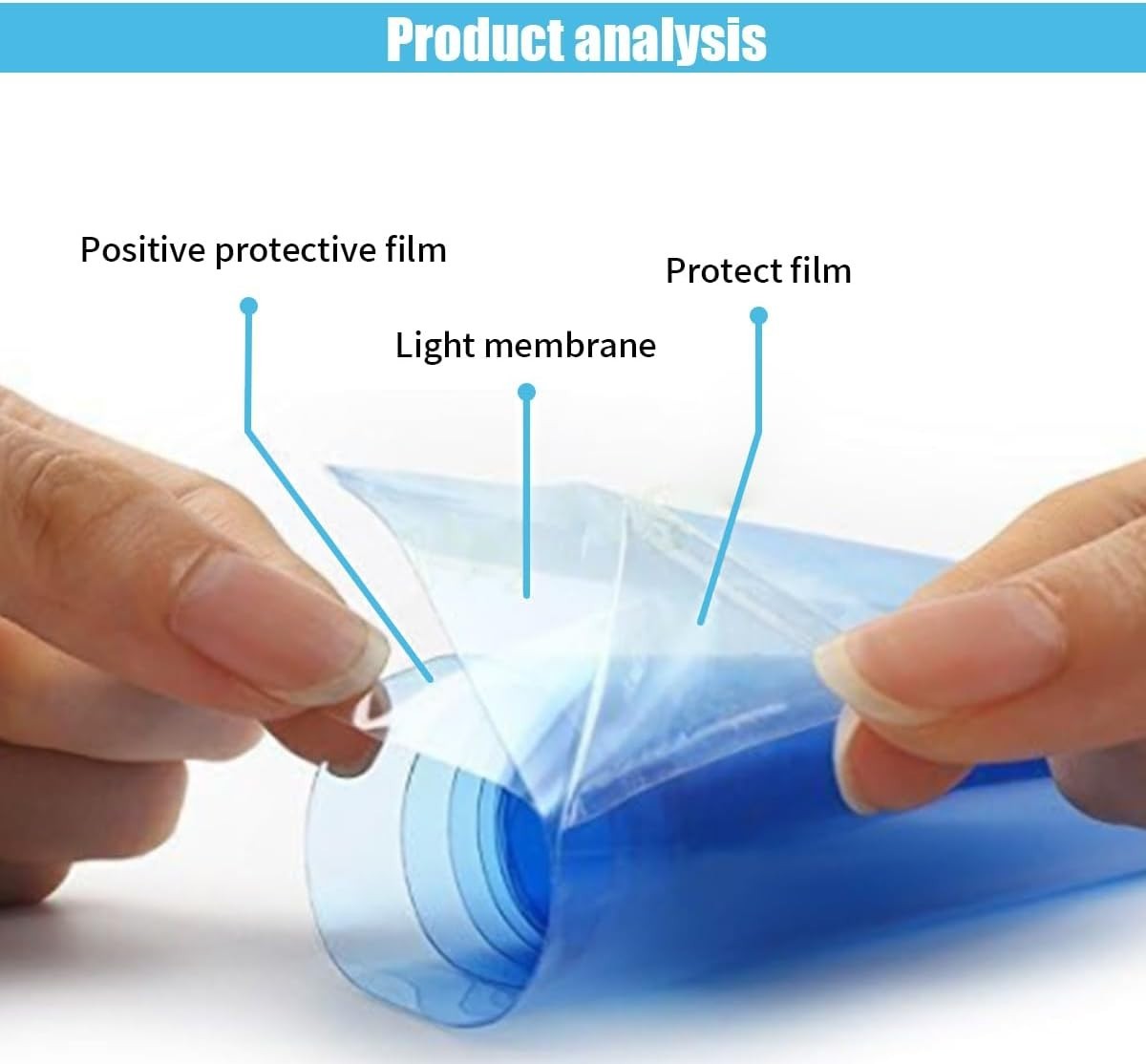 Waterproof Car Self-Adhesive Tint Film – 11.88 in for Headlights & Taillights