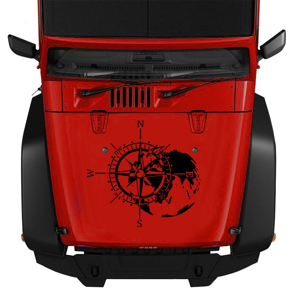 Vinyl Decal Compass Totem Graphics Sticker Waterproof For Car Truck Universal