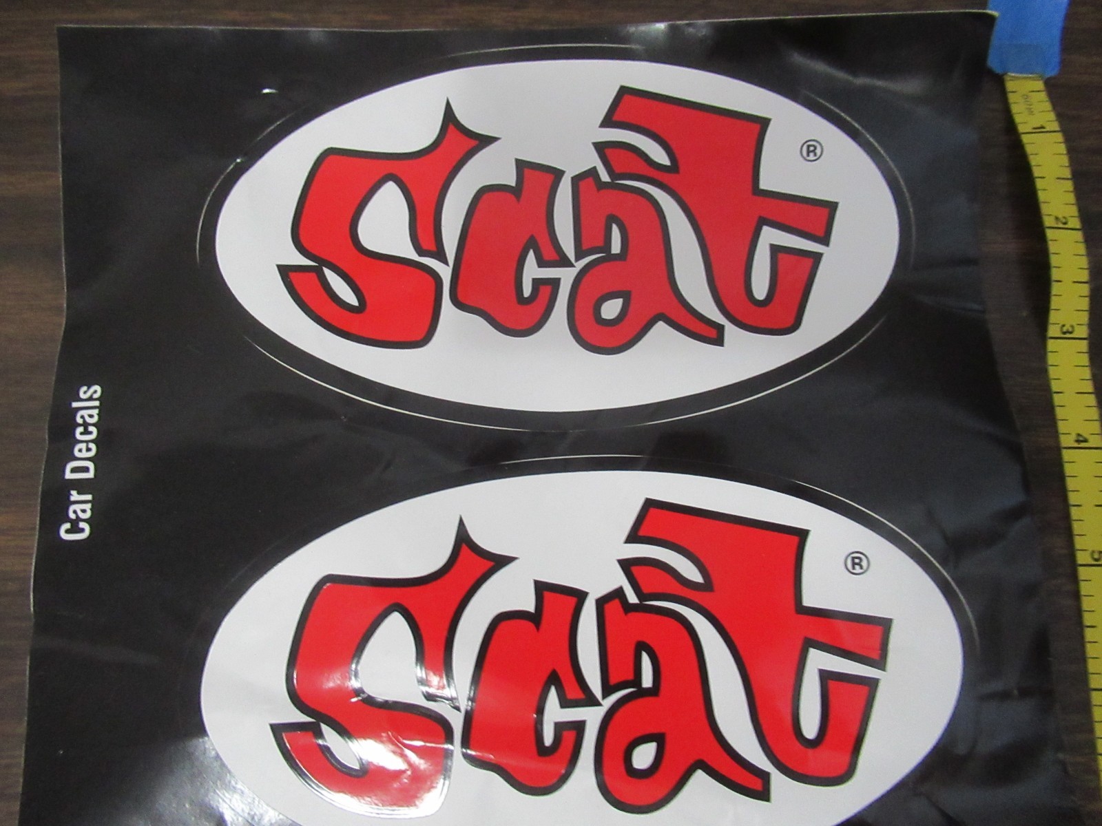 “SCAT” Decal sheet 8 decals NEW