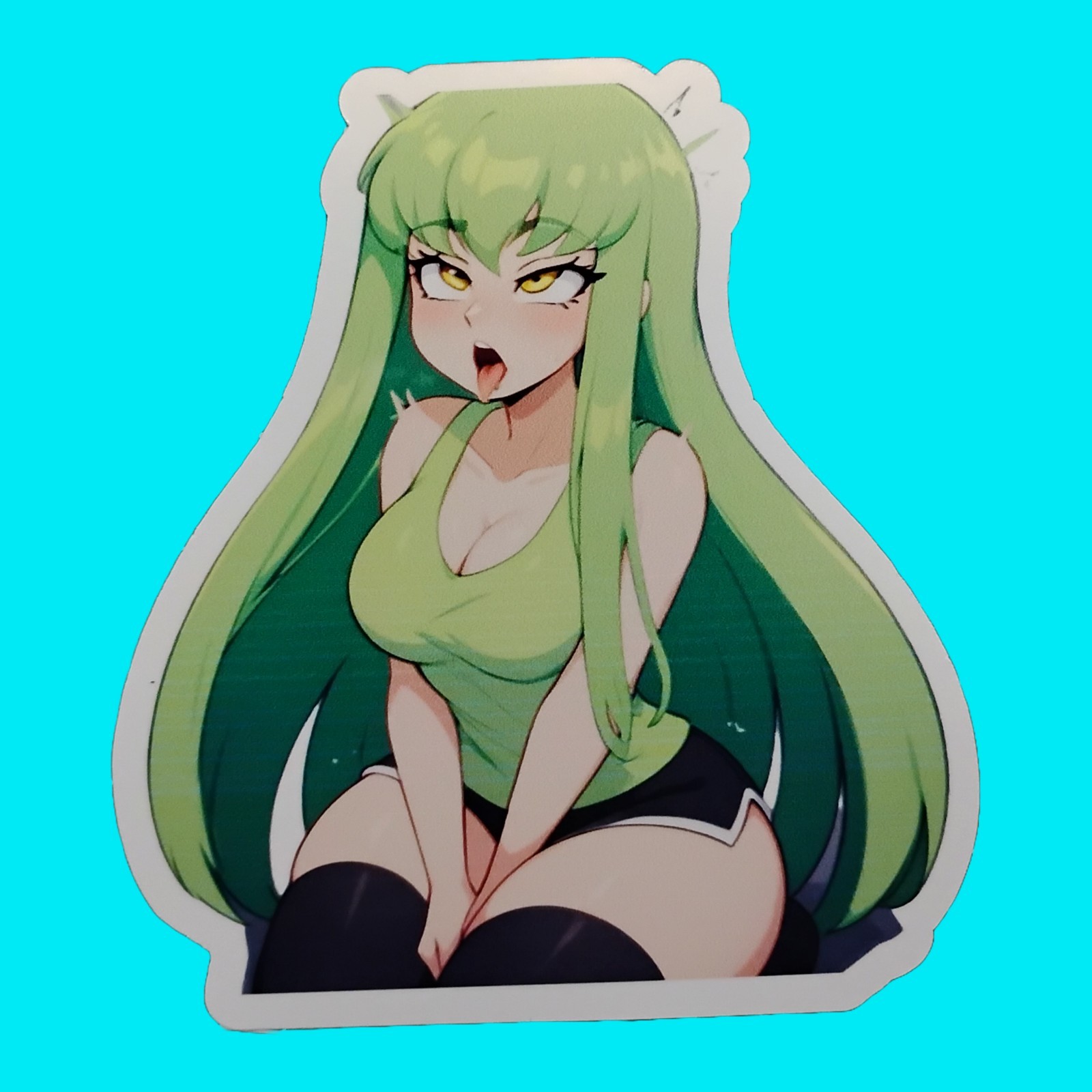 Anime Waifu C2 CC Code Geass NSFW Vinyl Sticker Ahegao Ecchi Lewd Decal 6″ 5″ 4″