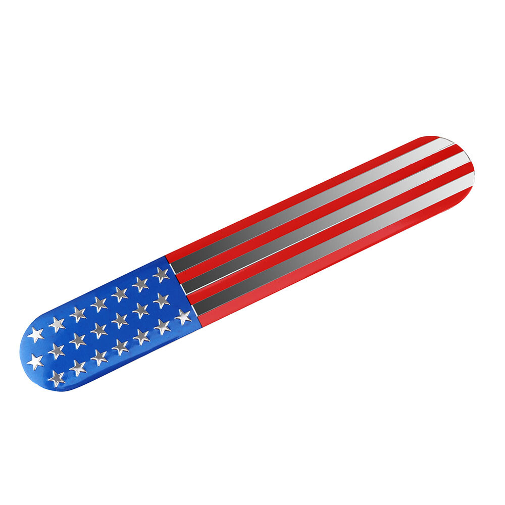 6″ x 1″ 3D American Flag Emblem Metal Sticker Badge Decal Decor Cars Trucks