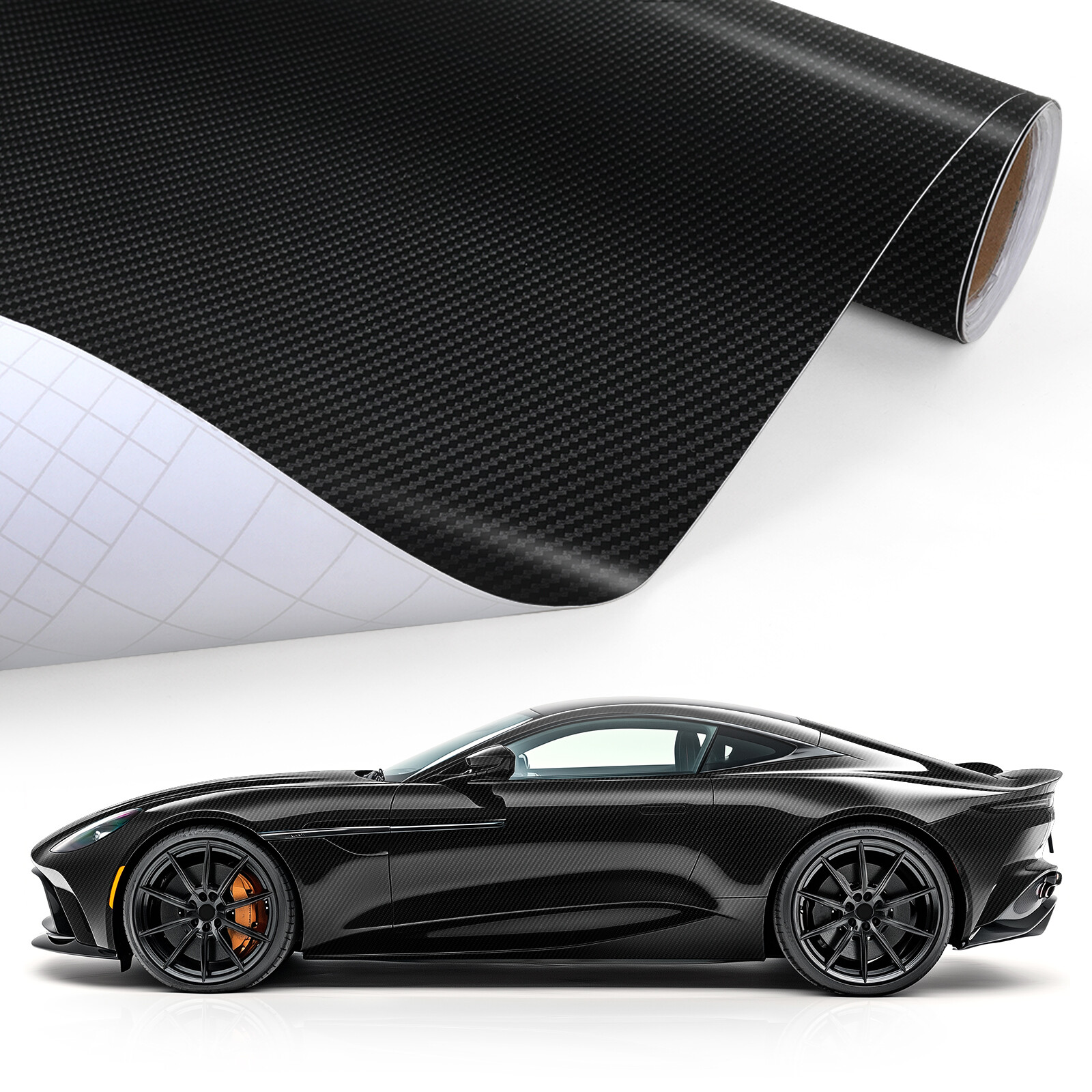 For Nissan CARBON FIBER Paint Protect Vinyl Wrap Film Sticker Decal Sheet Roll