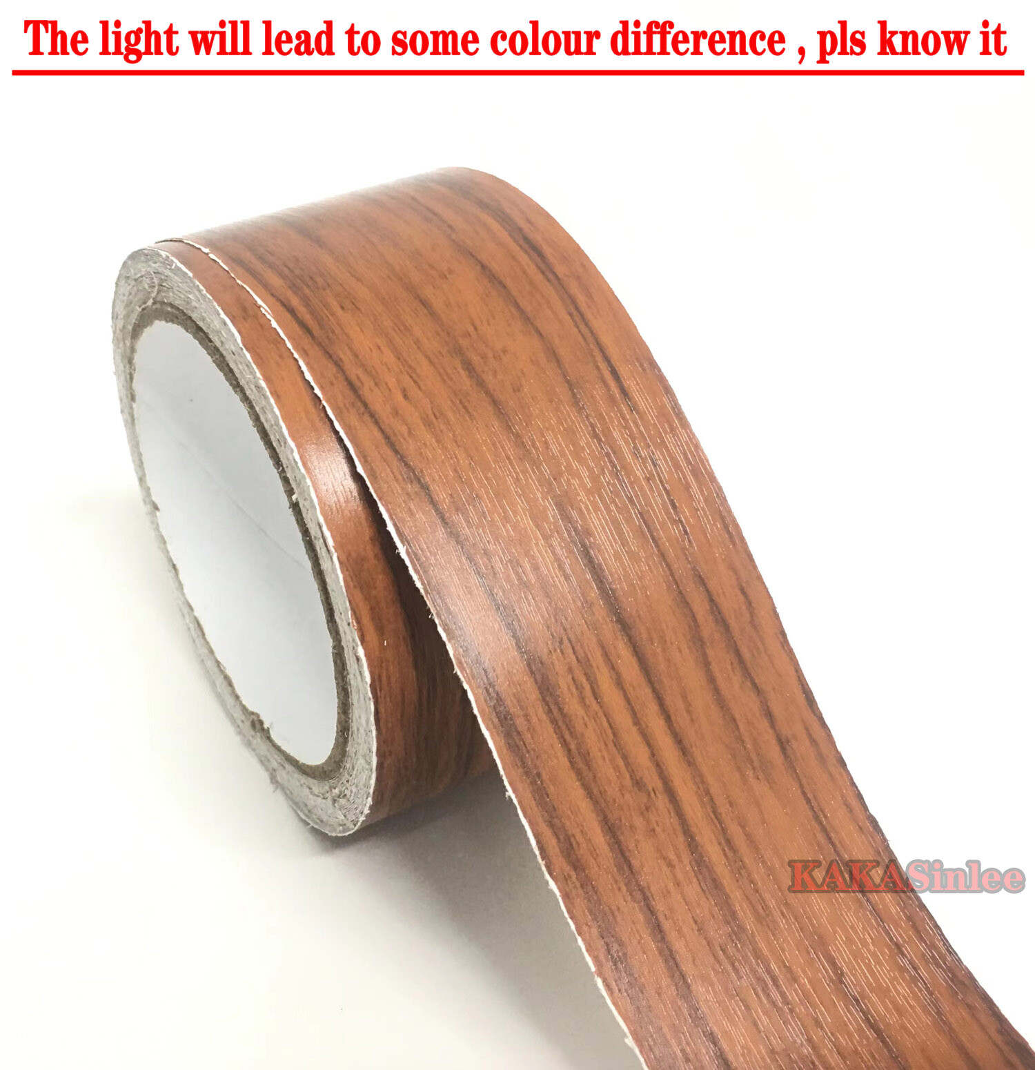 #9723 – 2in W Wood Textured Grain Tape Decal Vinyl Wrap PVC Sticker House Decors