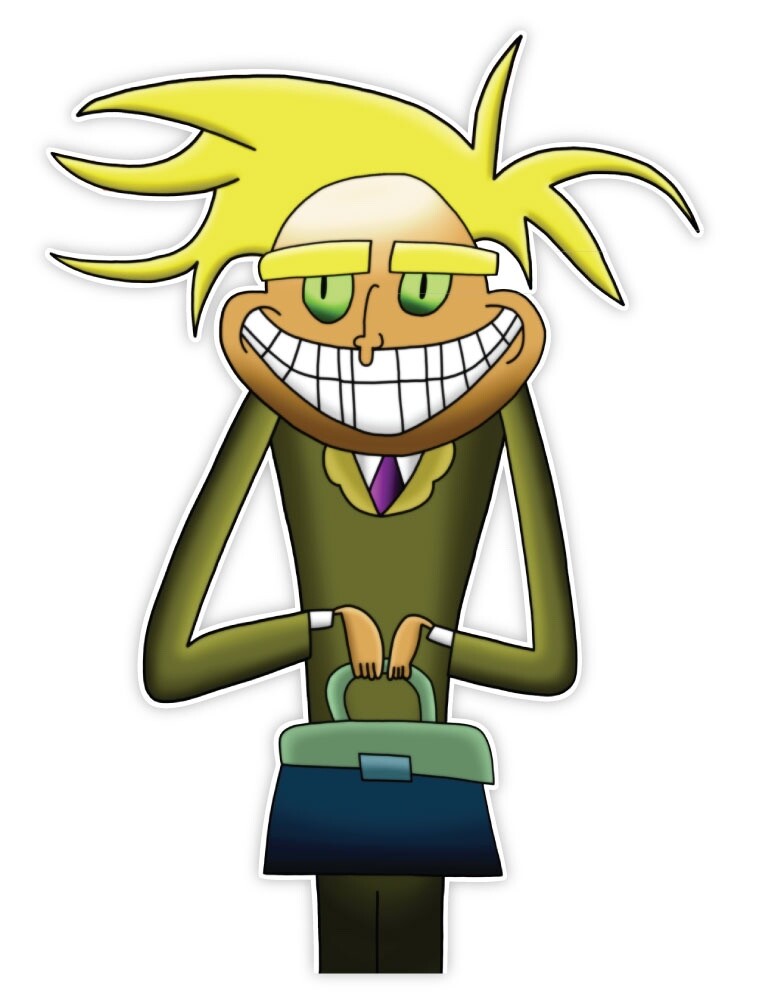 Freaky Fred sticker decal 4″ x 5″