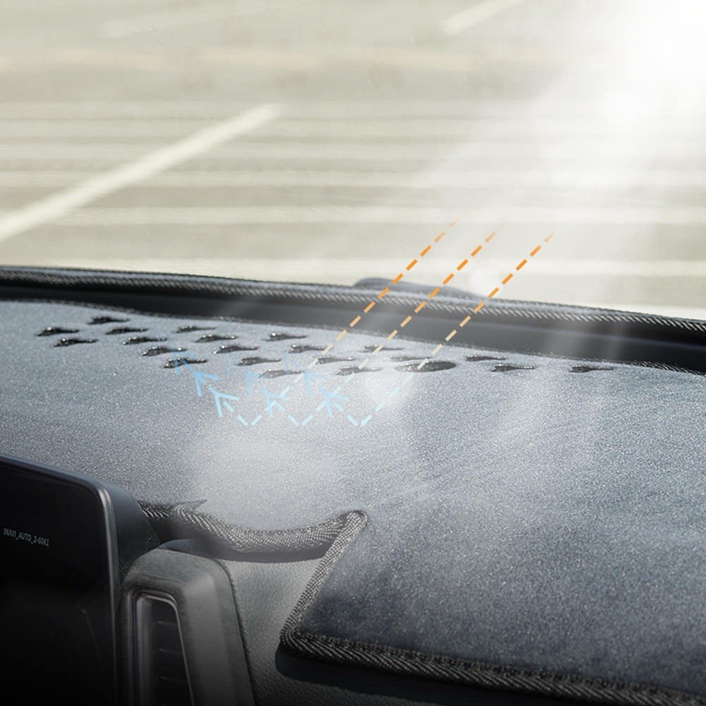 KIA EV3 (No Center Speaker, No HUD) Dashboard Cover Velvet