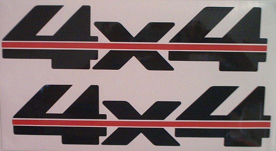 Square 4×4 Bedside Decal PAIR for your Chevrolet