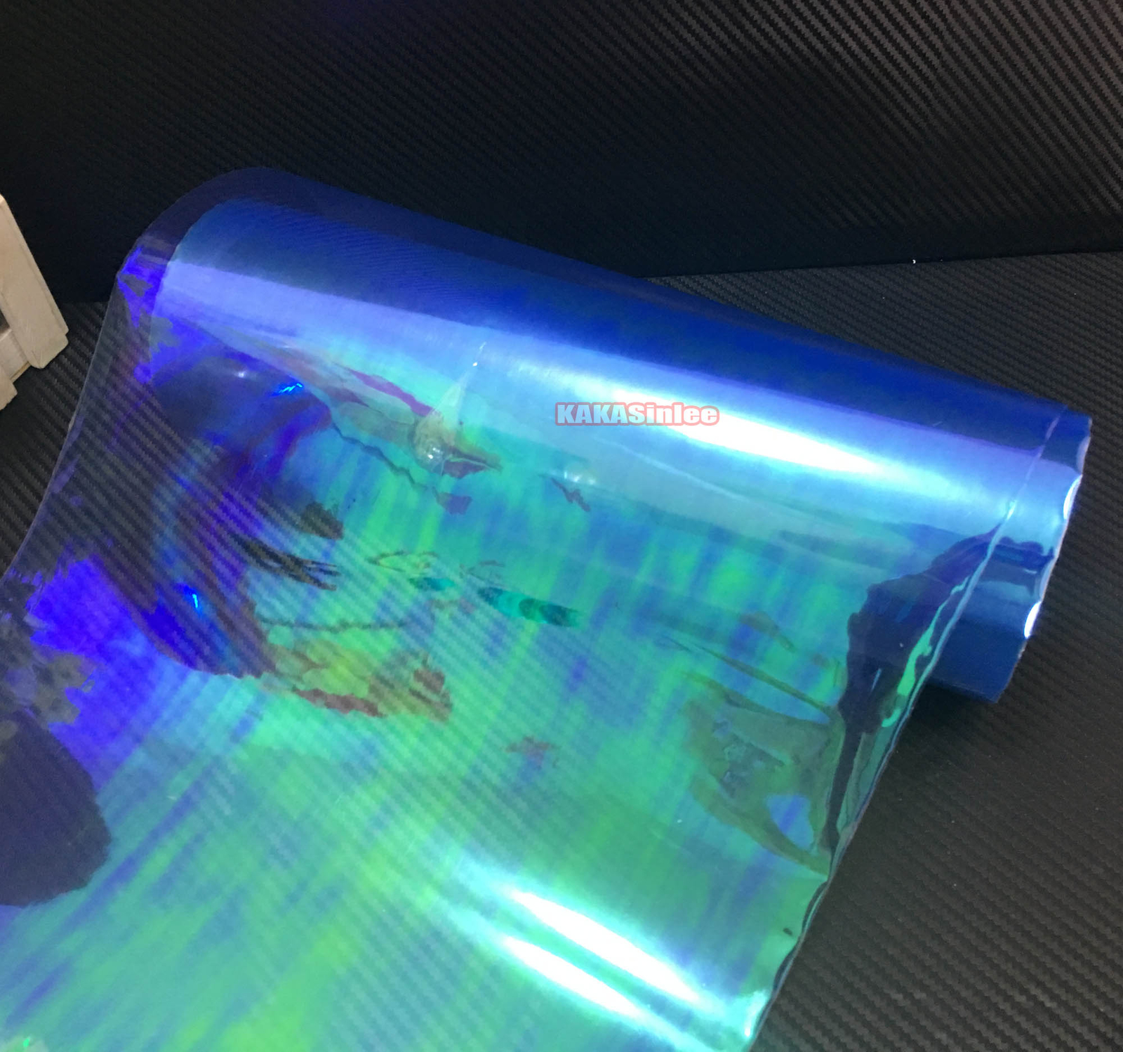 Glossy Car Blue Chameleon Headlight Taillight Vinyl Wrap Tint Tape Sticker – CF