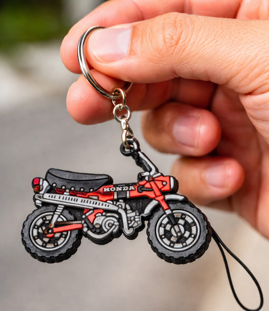 Honda CT70 Trail 70 Key Chain/Fob in Similar Factory Type Colors FREE Shipping