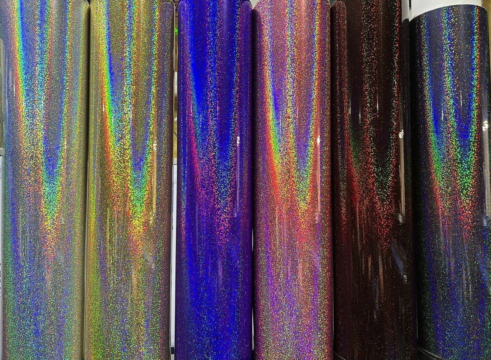 Hello Kitty with BOW Car Decal / Sticker Glitter Vinyl – Holographic – Oil Slick