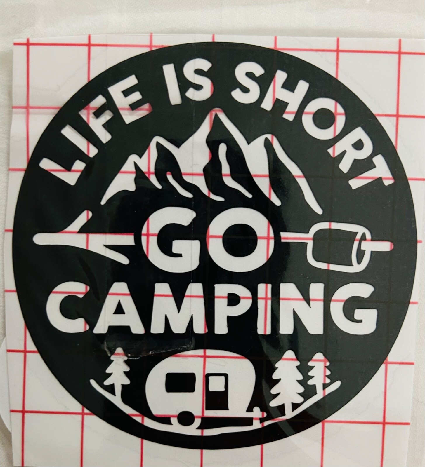 Camping – vinyl decals for cars funny stickers car
