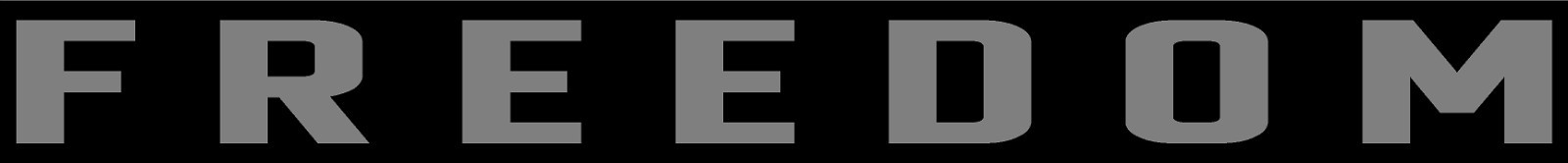 Freedom Die Cut Vinyl Decal Multiple Sizes Multiple Colors