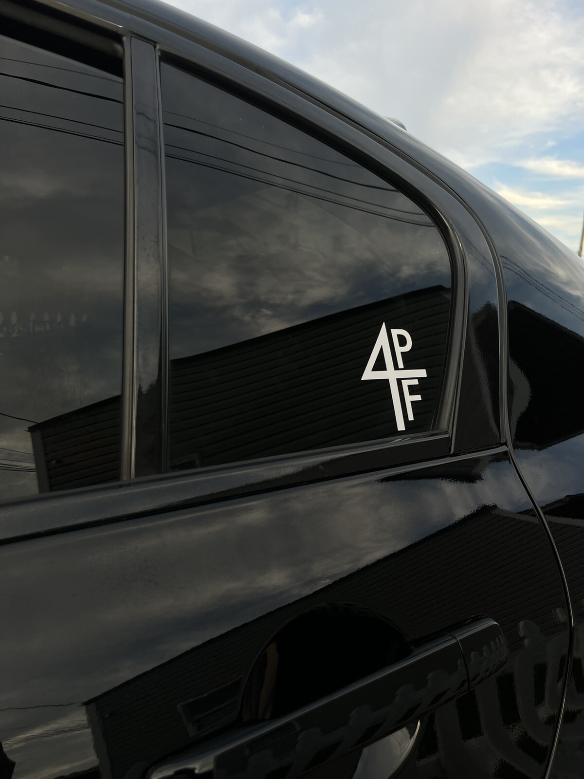4PF Permanent Car Sticker / Car Vinyl