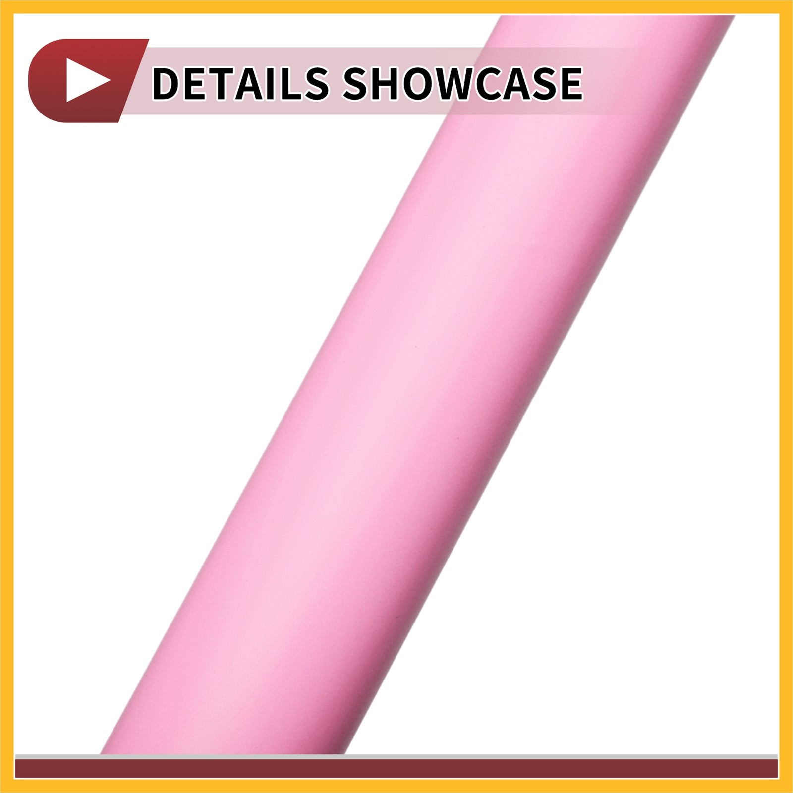 Matte Pink Car Wrap Film 45x152cm(1.5ft x 5ft) Vinyl Wrap Cover 1Pc Universal