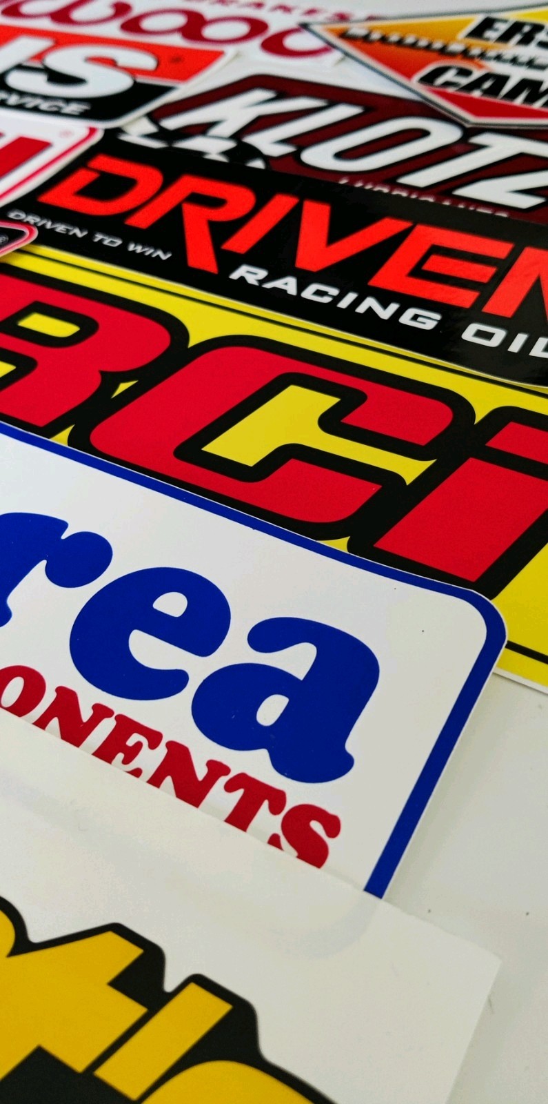 Premium Brands Only Lot of 15 Racing Decals Stickers NHRA ToolBox. Mancave